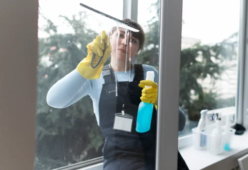 Nettoyage de vitres intérieures et extérieures à Cressanges